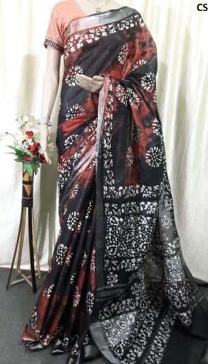 Cotton Slub Hand Batik Print Sree CSBS102