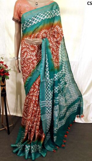 Cotton Slub Hand Batik Print Sree CSBS110