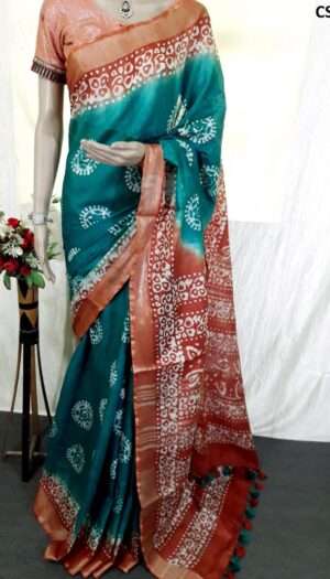 Cotton Slub Hand Batik Print Sree CSBS113