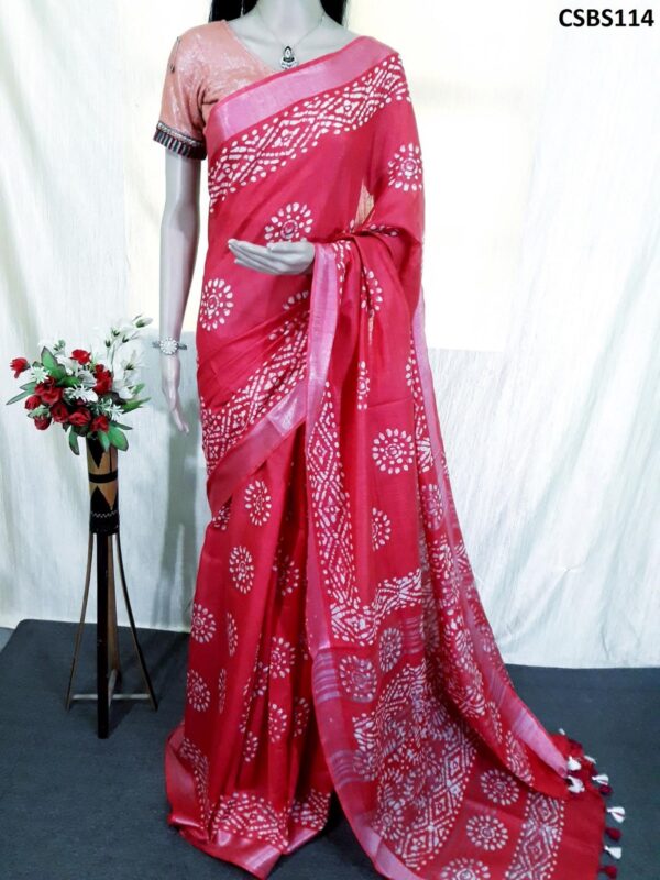 Cotton Slub Hand Batik Print Sree CSBS114