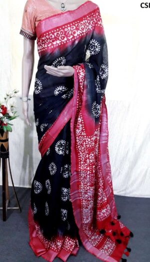 Cotton Slub Hand Batik Print Sree CSBS115