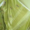 Latest Women's Pure Cotton Emboidery Work Saree - Image 2