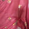 Latest Women's Pure Cotton Emboidery Work Saree - Image 2