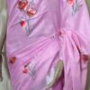 Latest Women's Pure Cotton Emboidery Work Saree - Image 2