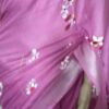 Latest Women's Pure Cotton Emboidery Work Saree - Image 2