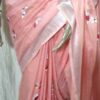 Latest Women's Pure Cotton Emboidery Work Saree - Image 4