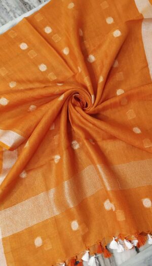 Pure Khadi Linen Dupatta
