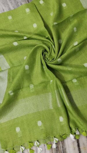 Pure Khadi Linen Dupatta