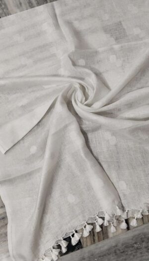 Pure Khadi Linen Dupatta