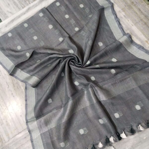 Pure Khadi Linen Dupatta