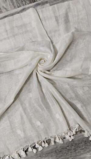 Pure Khadi Linen Dupatta
