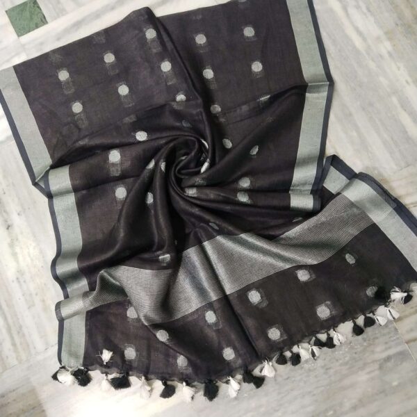 Pure Khadi Linen Dupatta