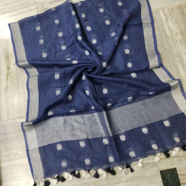 Pure Khadi Linen Dupatta