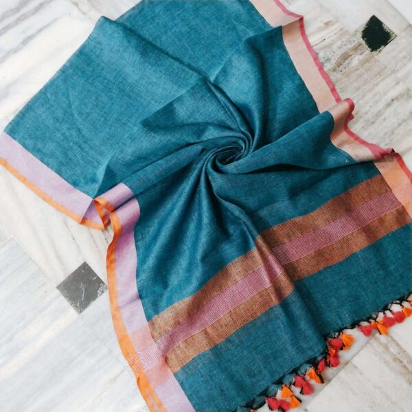 Pure Linen Dupatta