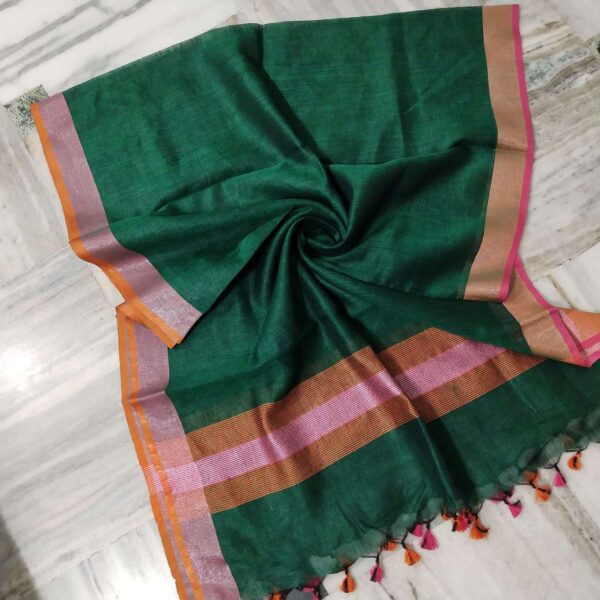 Pure Khadi Linen Dupatta