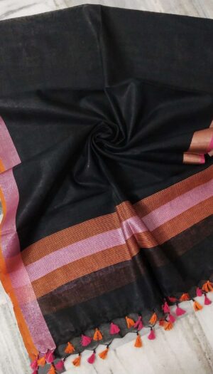 Pure Khadi Linen Dupatta
