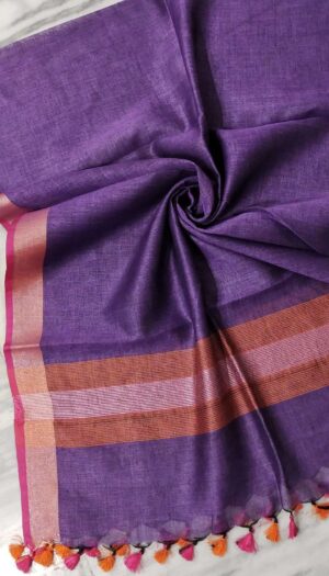 Pure Khadi Linen Dupatta