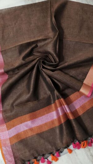 Pure Khadi Linen Dupatta