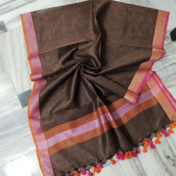 Pure Linen Dupatta