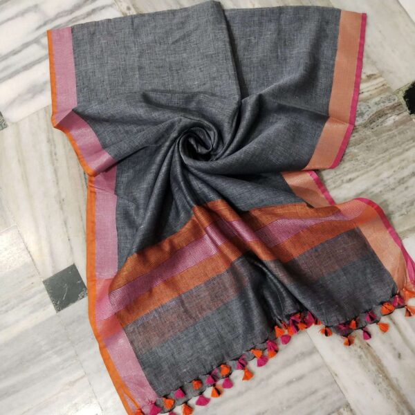 Pure Linen Dupatta