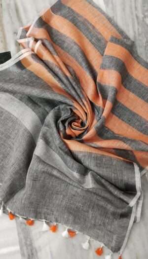 Pure Linen Dupatta