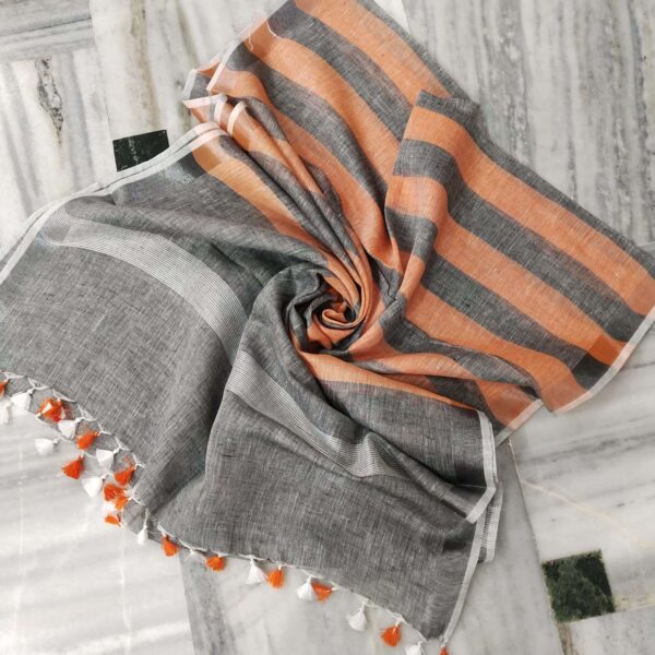Pure Linen Dupatta