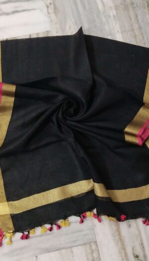 Pure Khadi Linen Dupatta