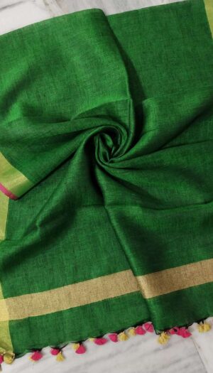 Pure Khadi Linen Dupatta