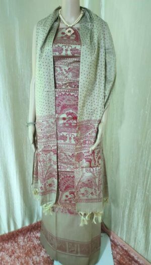 Latest Women's Khadi Cotton Madhubani Print Dresses