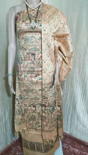 Latest Women's Khadi Cotton Madhubani Print Dresses