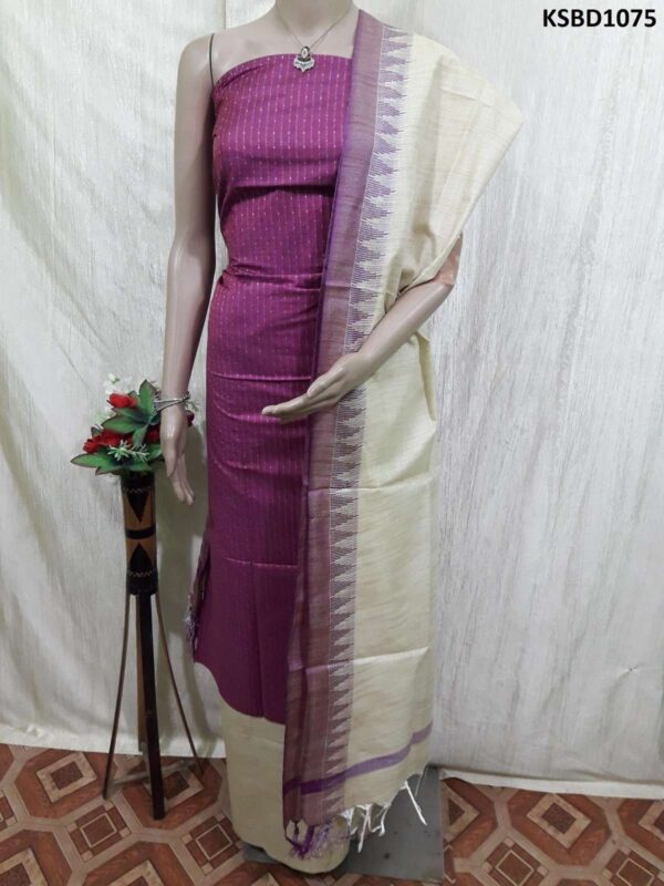 Khadi Cotton Weavon Dovi Dress Material