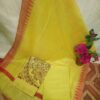 Cotton Silk  Screen Print Dress Material - Image 3