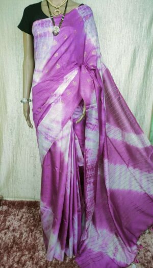 Handloom Cotton Silk Sibori Dying Saree