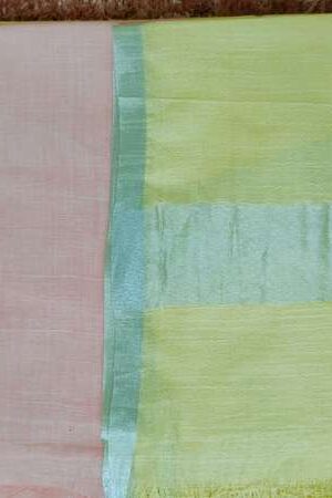 Pure Cotton Self Zari Border Dress Material