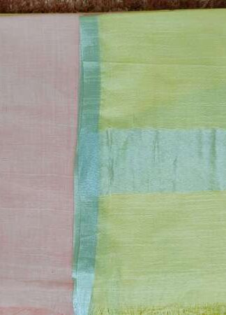 Pure Cotton Self Zari Border Dress Material