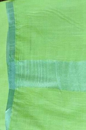 Pure Cotton Self Zari Border Dress Material