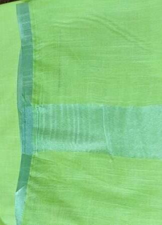 Pure Cotton Self Zari Border Dress Material