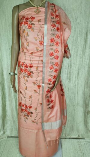 Pure Soft Cotton Emboidery Dress Material-CSM482