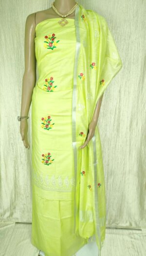 Pure Soft Cotton Emboidery Dress Material