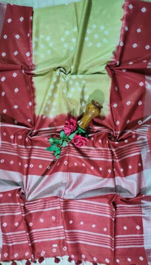 Pure Soft Cotton Shibori Dying Saree