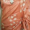 Tussar Desi Silk Hand Batik Printed Saree - Image 2