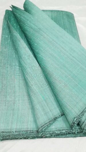 Tussar Dupion Raw Silk Plan Fabric For Women And Girls Cloth