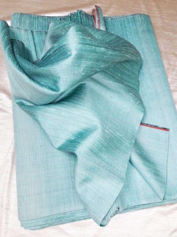 Tussar Dupion Raw Silk Plan Fabric For Women And Girls Cloth