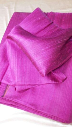 Tussar Dupion Raw Silk Plan Fabric For Women And Girls Cloth
