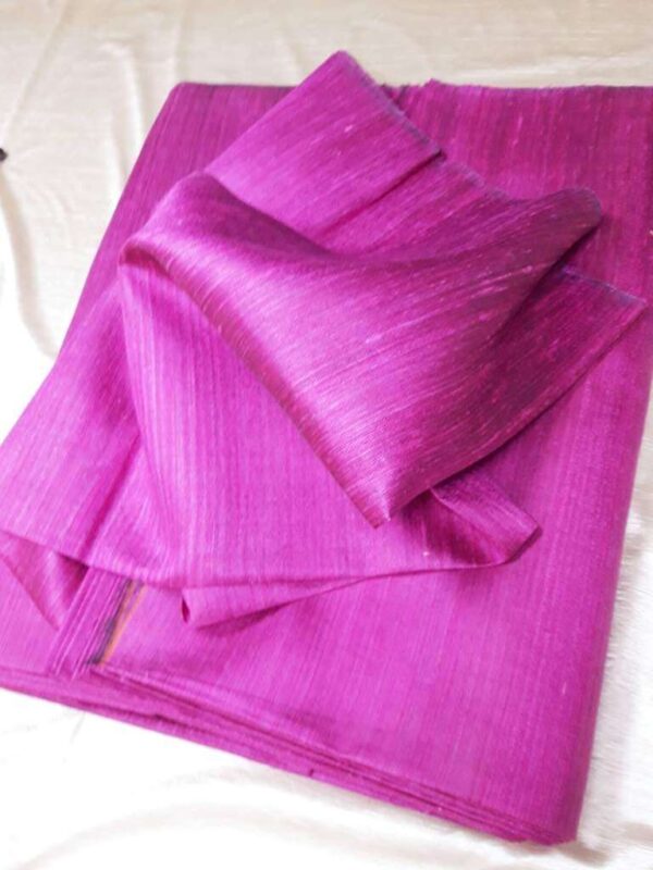 Tussar Dupion Raw Silk Plan Fabric For Women And Girls Cloth