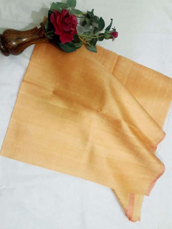Tussar Dupion Raw Silk Plan Fabric For Women And Girls Cloth