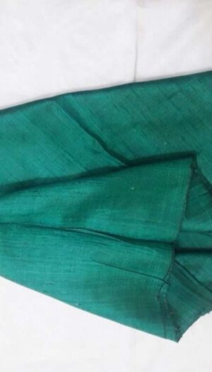 Tussar Dupion Raw Silk Plan Fabric For Women And Girls Cloth
