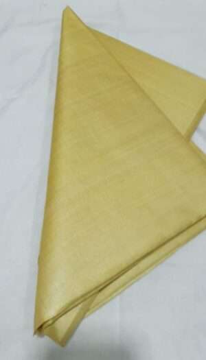 Tussar Dupion Raw Silk Plan Fabric For Women And Girls Cloth
