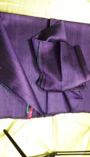 Tussar Dupion Raw Silk Plan Fabric For Women And Girls Cloth