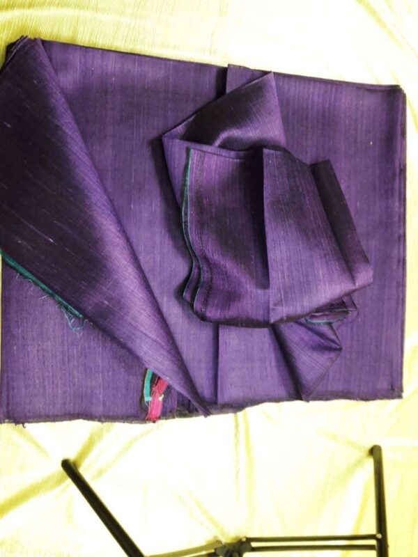 Tussar Dupion Raw Silk Plan Fabric For Women And Girls Cloth